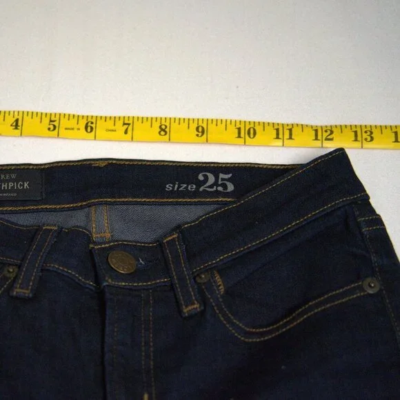 J. Crew Blue Skinny Jeans Toothpick Fit - Picture 11 of 13